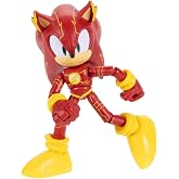 DC x Sonic - Sonic As Flash 13cm Action Figure, Officially Licensed Jakks Pacific, High Articulation and Detailed Design, Col