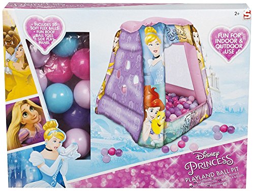 Disney Princess Tent Inflatable Childrens Kids Paddling Ball Pool Play Pit Indoor Outdoor Game Toy Set