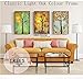 Produktbild ABM Home – Baum der Jahreszeiten (44 cm x 64 cm/je Rahmen/3 Set), großes Wandbild Bilderrahmen, Vintage-Stil, Wall Mural, gerahmt Leinwand, große Poster Wall Art Light Oak A
