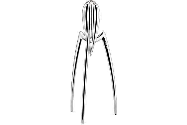 Alessi - PSJS - Juicy Salif - Presse-Agrumes en Fonte d'Aluminium Brillant Pieds en PA