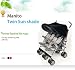 [Manito] New Twin Sunshade / Sunshade for Twin Baby stroller, Pushchair, and Car Seat, Wide Sunblock, UV Cut, Universal and easy installing (Black)