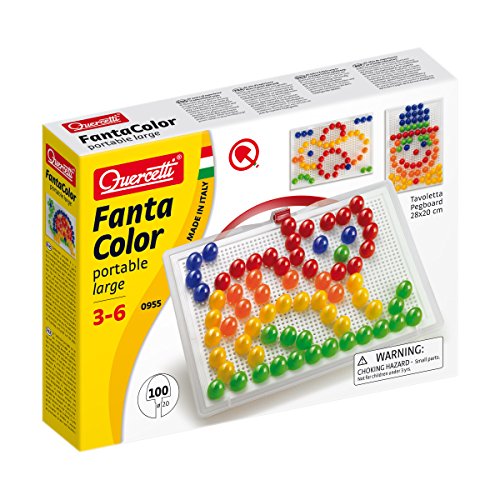 Quercetti 13/0955 - Estuche para Crear mosaicos (80 Clavos)