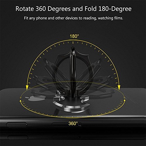 Batman Supporto Stand Universale Telefono delle Cellule, Skitic 360 Â° di Rotazione Finger Ring Stand Holder Stent Per iPhone Huawei Samsung Galaxy smartphone Any Phones anello Mount Cradle Ipad Tablet - Nero