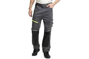 Lee Cooper Mens Hi Vis Detail Stretch Holster Cargo Work Trouser - Spodnie robocze Mężczyźni
