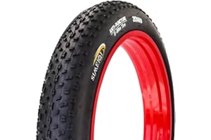 SIMEIQI 20 Inch Fat Bike Tyre 20 x 4.0 Puncture Resistant E-Bike Tyres for Electric Bike,MTB,Heavy Duty,All Terrein Tyres for Street/Trail Riding