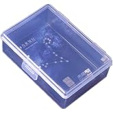 SPELT 9x6cm Mini Şeffaf Eşya Takı İskambil Saklama Kutusu Organizer D&uuml;zenleyici Klipsli Kapaklı Kutu