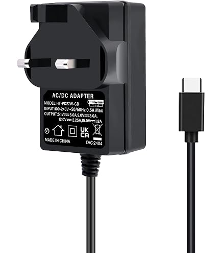 Top CHARGEUR * Adaptador Alimentación Cargador Corriente 12V 5V 2A 5 Pin Reemplazo Recambio Asian Power Devices APD DA-30C01