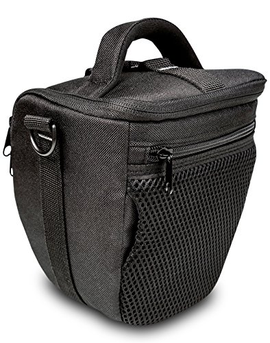 Sac   tui Bodyguard Colt M Sacoche pour appareil photo avec housse de pluie pour tous les appareils photo SLR avec objectifs jusqu    18cm    l exempe de Canon EOS 70D 77D 80D 200D 1300D 700D 750D 760D 77D 800D Nikon D3300 D3400 D5100 D5300 D5500
