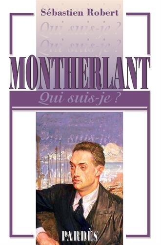 Book's Cover ofQui suisje Montherlant