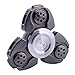 Produktbild Fidget Spinner, Igearpro Zink-Legierung Metall Hand Tri-Spinner Spielzeug Anti Stress, für Konzentration, Gegen Nervosität, Langes Leises Drehen, 90 g