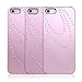Produktbild Style Icon Smart Iphone 5/5S Sandblasting Pink brushed aluminum diamond case bling cover with Gold side Rim for iphone 5/5S by G4GADGET®