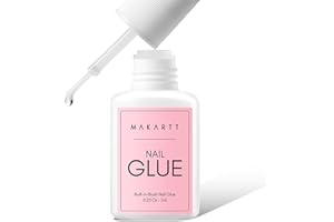 Makartt Forte Colla per Unghie per Unghie Finte, Colla per Unghie per Unghie Acriliche, Colla Adesiva per Unghie Finte