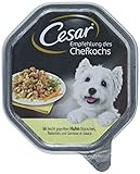 150g Schalen leckerstes Hundefutter mit Fleischstücken in Sauce, hergestellt mit qualitativ hochwertigen und aromatischen Zutaten.