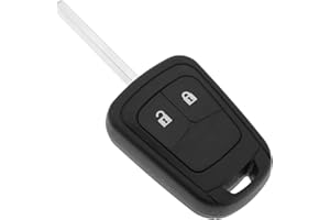 THE LORD OF THE TOOLS Etui na kluczyki samochodowe z 2 przyciskami z nieszlifowanym ostrzem, kompatybilne z opelem, kompatybilne z Vauxhall Astra Insignia Meriva Mokka Zafira, obudowa kluczyka zdalnego