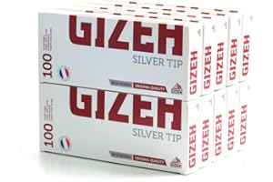 Boite de 100 tubes Gizeh Silver Tip avec filtre X 10
