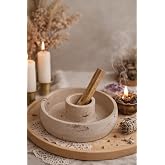 Beton Palo Santo T&uuml;ts&uuml;l&uuml;k &ndash; Dekoratif T&uuml;ts&uuml; Tabağı, Meditasyon &amp; Rit&uuml;el T&uuml;ts&uuml; Standı