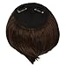 Umiwe(TM) Sweet Girl Natural Bob Wig Clip in Hair Extensions Straight Bangs Fringe,Light Brown With Umiwe Accessory