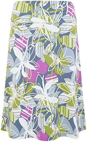 Weird Fish Malmo Printed Jersey Skirt