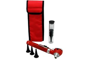 Valuemed ® Fibre Optic Pocket Otoscope Specula in 10's 20's 100's and 300 PCE Packs (Red Otoscope)