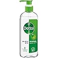 Dettol Hand Sanitizer Liquid Gel Bottle, 500ml | 70% Alcohol, Kills 99.9% Germs