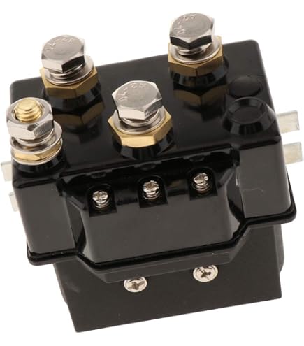 Relais Solénoïde Treuil 12V 4 Bornes – Compatible Johnson Evinrude B80 SW275 Et Warn