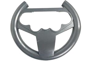 OSTENT Steering Racing Wheel Joypad Grip Compatible for Sony PS4 Bluetooth Controller Racing Game