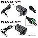 Produktbild LinkSquare AC / DC 12V 1A 12W / 2A 24W EU Netzteil Ladegerät Stromversorgung Adapter Trafo mit 2,1mm x 5,5mm Strom Buchse Stecker Hohlstecker Adapter Konverter (Weiblich) für 5050 3528 2835 5630 Einfarbige / RGB SMD LED Flexibel Lampe Licht Fee Beleuchtung Strip Streifen Band Leiste und CCTV Kamera de Überwachungsvideo usw. (DC 12V 1A 12W)