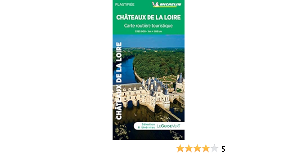 Amazon Fr Carte Routiere Touristique Chateaux De La Loire Michelin Livres