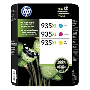 Genuine HP 935XL Cyan, Magenta and Yellow Factory Sealed Multipack