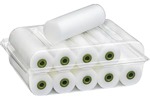 1A MALERWERKZEUGE 50 x Schaumstoff Lackrolle fein gerade 11cm Lackierrollen Lackroller Lackwalze