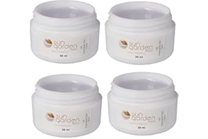 SUN GARDEN NAILS 4 x 30 ml UV Fibreglass Clear transparente - Linea Premium Gel - finitura, corporatura, adesivo – Top Coat – Monofase Gel