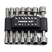 Produktbild juqilu 14 tlg Innensechskant-Muttern ,Steckschlüsselsatz,1/4 " Sechskantgriff für Schnellwechselfutter,Sechskant Steckschlüssel Set