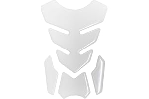ChAusa 21 x 14 cm Protection Reservoir Moto, Résiste à la Pluie et au Soleil Transparente Tapis Moto, Accessoires Étanches Adhésive Stickers, pour Convient à Tous les Modèles de Motos