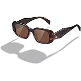 kimorn Rettangolo Trend Sunclasses per le Donne Uomini Trend Retro Trend Occhiali da Sole 90's Vintage Square Frame