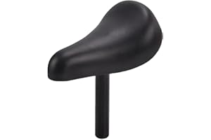 rockible Siège de Vélo pour Enfants, Selle de Vélo avec Tige 26mm Draisienne Absorbant Les Chocs, Selle de Vélo pour Enfants Résistante à l'eau, Siège de Vélo pour Enfants pour Faire