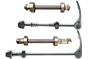 AIDNTBEO ruota anteriore e posteriore per bici con asse a sgancio rapido con 2 cuscinetti, anteriore + posteriore