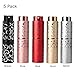 Produktbild KingNew Luxus nachfüllbar Parfum Spray Flaschen leer Travel ZERSTÄUBERN Duft Aftershave 15 ml geschnitzt, 5 PCS