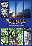 Philosophie - Kalender 2017: 53 Zitate und Denkanstöße by 