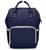 Baby Bucket Maternity Cum Travelling Baby Backpack (0 to 24 Months, Navy Blue)