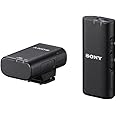 Sony ECM-W2BT Drahtloses Mikrofon mit Bluetooth-Verbindung, schwarz