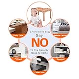 [12 Stück] Eckenschutz und Kantenschutz,CANWN Transparent Stoßschutz für Tisch und Möbel Ecken Weicher Geruchsneutral Tischkantenschutz für Baby und Kinder - 7