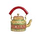 eCraftIndia Handpainted Decorative Traditional Tea Kettle - 113 Golden Color RS.1499.00