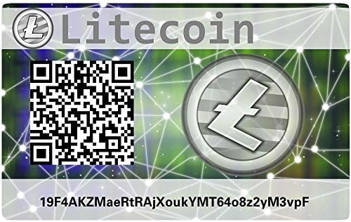 Litecoin Paper Wallet Card, Hardware Wallet