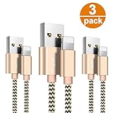 cable hdmi para iphone 7 plus [Material de calidad]:Los cargador phone cables de Zeuste son diseñados 2 mm más gruesos que los cables estándar y están hechos de tela de fibra de nylon trenzado resistente y de alta calidad que permite mayor resistencia frente a las roturas por frecuentes tirones, sobre todo cerca de los conectores.