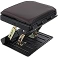 Lfhelper 4 Level Adjustable Foot Rest Under Desk with Removable Soft Foot Rest Pad, Office Desk Footrest Uder Desk, Max Load 120 Pounds, Foot Stools for Raising Your Leg Up