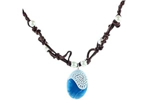 INCEPTION PRO INFINITE Collana - Moana - Accessori - Blu - Vaiana - Oceania - Pietra - Bimba - Donne - Ragazze - Idea regalo Natale e Compleanni - Colore Blu