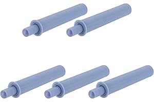 QUARKZMAN Amortyzator do drzwi z luźnym zamykaniem, 5 sztuk, otwieracz do drzwi przesuwnych, amortyzator do drzwi szafek kuchennych, drzwi szafy, szary