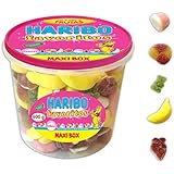 Haribo Maxibox Fav Azúcar Surtido de Caramelos de Goma - 600 gr