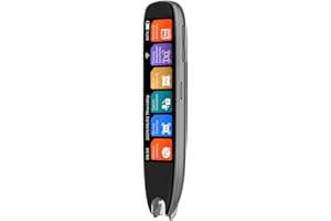 BISOFICE Stylo de traduction de dictionnaire - Lecteur de texte - Lecture de texte - Connexion WiFi/BT - 142 langues en ligne pour les affaires, l'apprentissage et les voyages