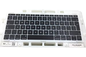 OLVINS Set di Chiavi per Chiavi di Ricambio Chiavi per tastiere UK QWERTY per tastiere per MacBook PRO Retina 13 "A1708 UK